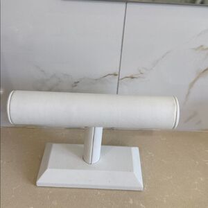 Elegant White Jewelry Display Stand
